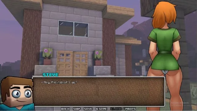 Voxel parody adventure